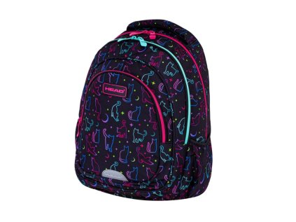 Školní batoh pro první stupeň Head NIGHT CAT, AB330, 502024048