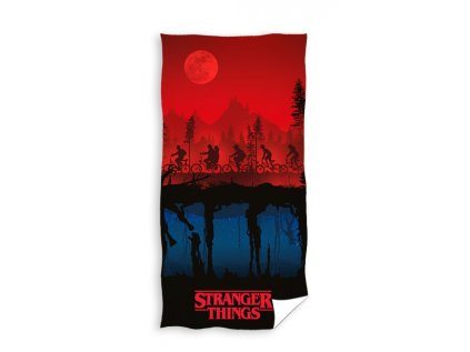 bavlnena osuska 70 140cm carbotex stranger things str213002