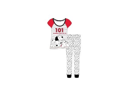 Dámské bavlněné pyžamo 101 DALMATIINCŮ (Velikost S (small))