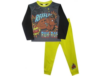 Chlapecké bavlněné pyžamo SCOOBY DOO (Velikost 8 let (128cm))