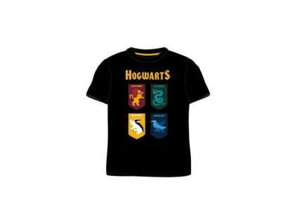 Pánské bavlněné triko HARRY POTTER Crest (Velikost L (large))