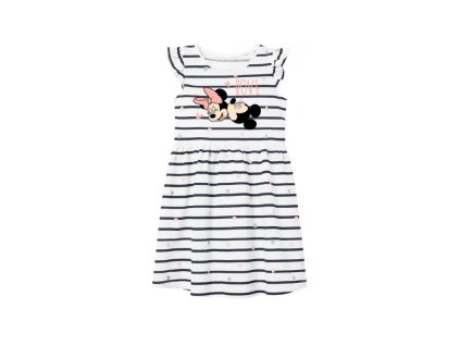 Dívčí bavlněné šaty MINNIE MOUSE (Velikost 7 let (122cm))