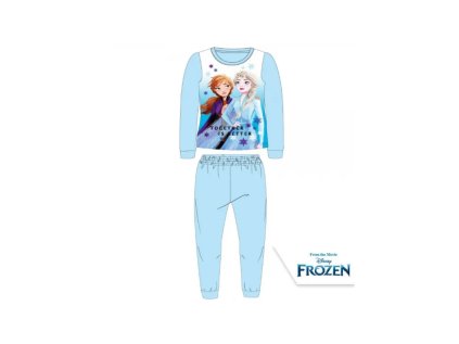 Dívčí fleecové pyžamo DISNEY FROZEN Coral, modré (Velikost 2 let (92cm))