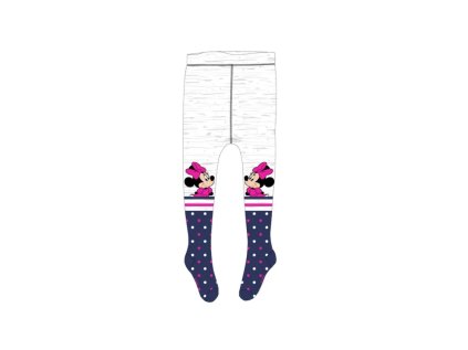 Dívčí punčošky MINNIE MOUSE / šedé, 52369893 (Velikost 7 let (122cm))