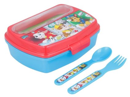 BOX NA SVAČINU S PŘÍBOREM TLAPKOVÁ PATROLA