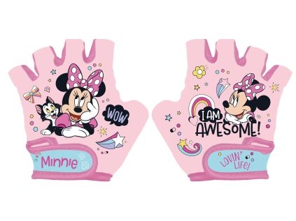 CYKLISTICKÉ RUKAVICE MINNIE (Velikost uni)