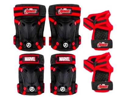SADA 6 KS CHRÁNIČE KOLEN, LOKTŮ A ZÁPĚSTÍ AVENGERS (Velikost uni)