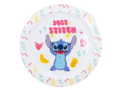 PLASTOVÝ TALÍŘ LILO A STITCH (Velikost uni)