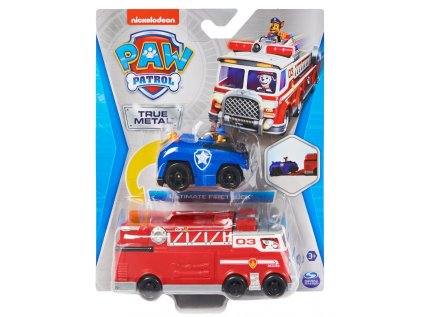 Spin Master Tlapková Patrola Hasičský vůz Die-Cast s autíčkem