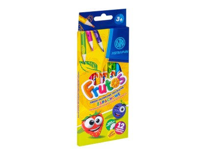 Tříhranné voňavé barvičky Frutos, 12 barev, 312024002
