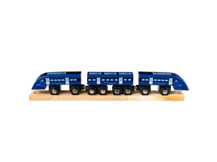 Bigjigs Rail Rychlík High Speed 1 modrý