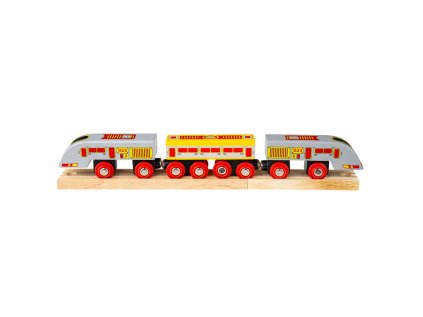 Bigjigs Rail Rychlík Eurostar + 3 koleje