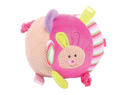 Bigjigs Baby Textilní motorická koule - Králíček Bella