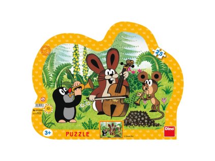 Dino Puzzle Krtek muzikant