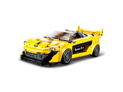 Sluban Model Bricks M38-B0956 Žlutý anglický sporťák