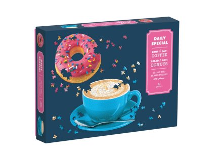 Galison Speciální sada puzzle 2v1 625 dílků