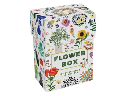 Chronicle Books Květinový box 100 ks pohlednic