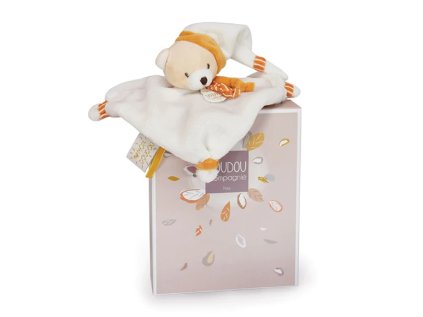 Doudou Plyšová mini hračka muchláček 20 cm medvěd