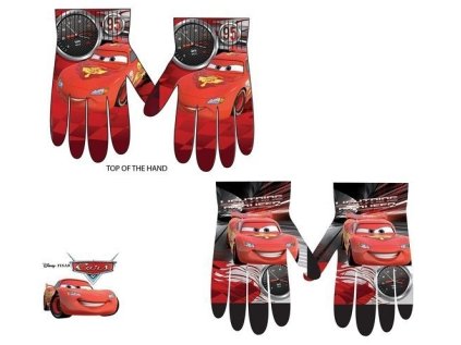 CHLAPECKÉ RUKAVICE DISNEY CARS červené