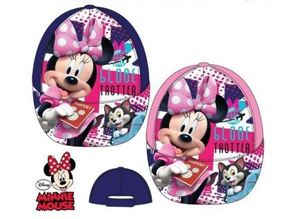 DÍVČÍ KŠILTOVKA MINNIE MOUSE modrá (Velikost 54)