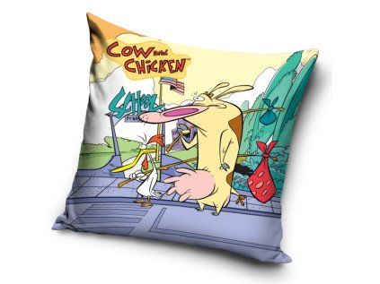 Povlak na polštářek Cow nad Chicken Záškoláci