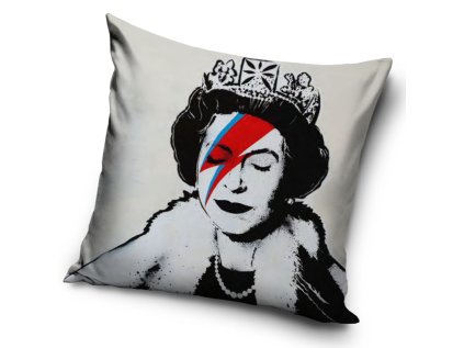 38560 dekoracni polstarek banksy queen ziggy