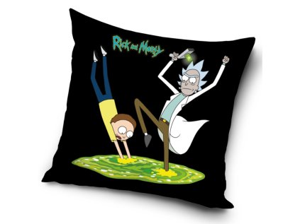 Povlak na polštářek Rick and Morty Brána do třetí dimenze