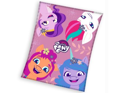 38872 detska deka my little pony hravi ponici 110x140