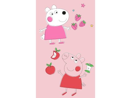 42833 detsky rucnik prasatko pepina a ovecka zuzka 30x50