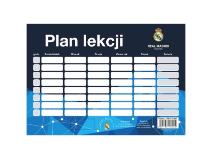 rozvrh hodin timetable real madrid 708017004