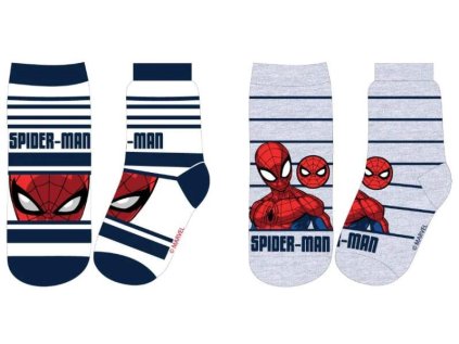 Chlapecké ponožky Spiderman sada 2 ks (Velikost 23/26)