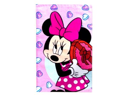 RUČNÍK MINNIE JFK 036662 růžový (Velikost uni)