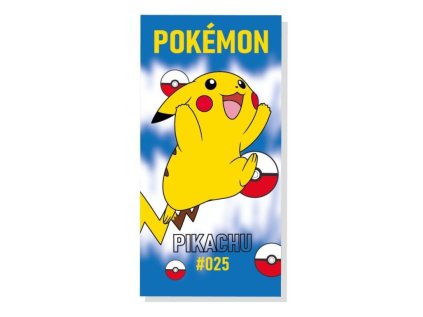 FARO Osuška Pokémon Pikachu Bavlna - Froté, 70/140 cm