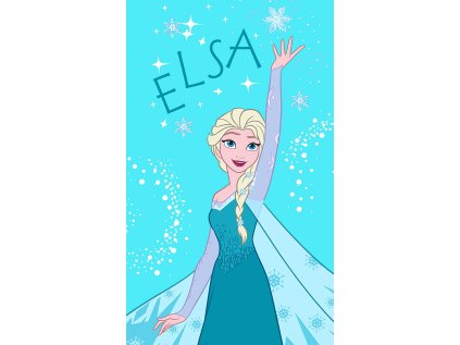 42398 detsky rucnik ledove kralovstvi princezna elsa 30x50