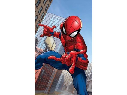 JERRY FABRICS Dětský ručník Spiderman Bavlna - Froté, 50/30 cm