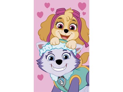 ST 187195 detsky rucnik paw patrol pink