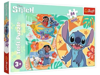 vyr 4243 trefl puzzle maxi 24el wesoly dzien lilo stitc