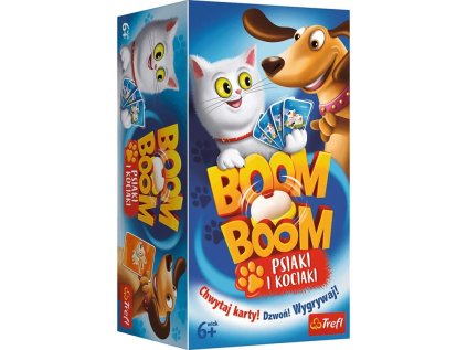 Společenská hra Boom Boom pejsci a kočky