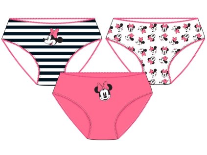 DÍVČÍ KALHOTKY DISNEY MINNIE MOUSE SADA 3 KS (Velikost 128/134)
