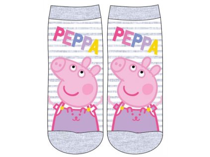 DÍVČÍ PONOŽKY PEPPA PIG šedé