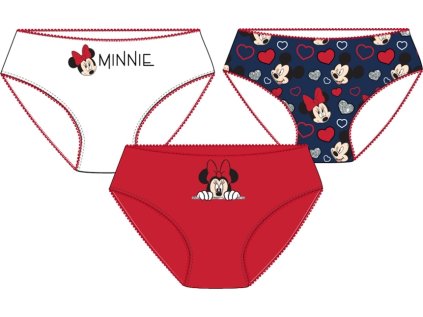 DÍVČÍ KALHOTKY MINNIE MOUSE SADA 3 KS (Velikost 116/122)