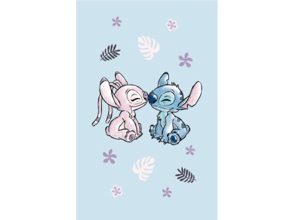 ST 188246 detsky rucnik lilo and stitch light blue