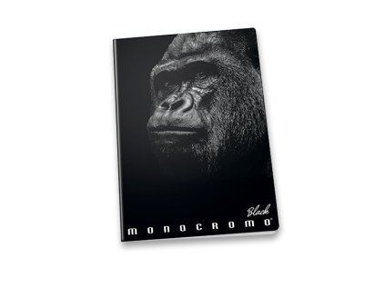 Školní sešit Pigma A5 šitý, linkovaný Monocromo Black