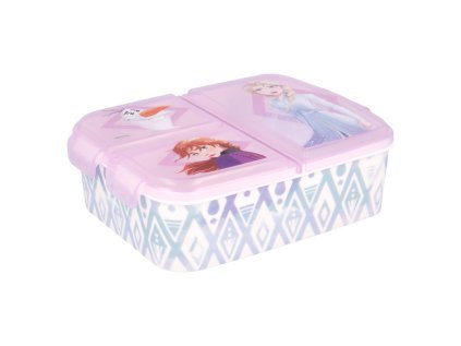 Dělený plastový box na svačinu DISNEY FROZEN, 51020