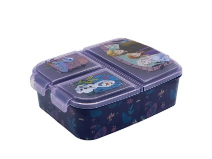 Dělený plastový box na svačinu DISNEY FROZEN, 74220