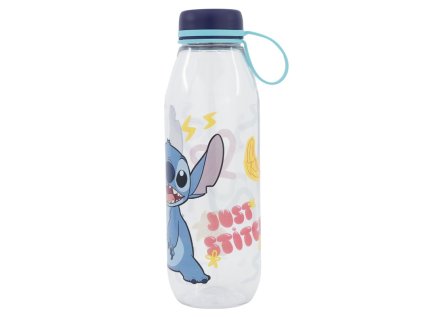 Plastová láhev se silikonovým poutkem Lilo & Stitch, 650ml, 75083