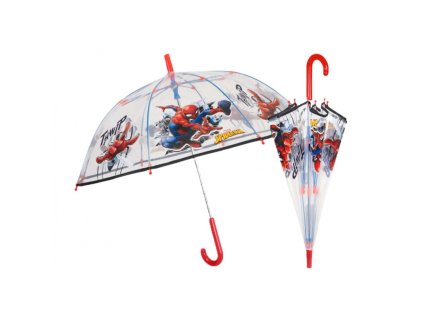 chlapcensky dazdnik spiderman transparent 75395