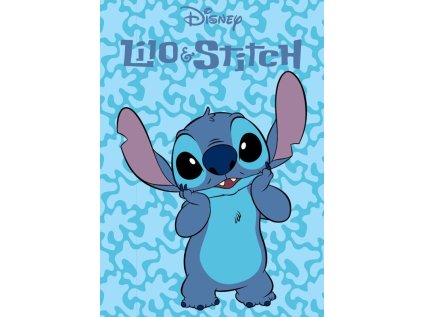 FA 514905 fleece deka lilo and stitch modra
