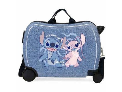JOUMMABAGS Dětský kufřík na kolečkách Lilo and Stitch Dance it out MAXI ABS plast, 50x38x20 cm, objem 34 l