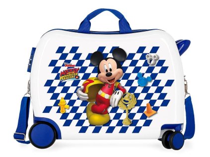 JOUMMABAGS Dětský kufřík na kolečkách Mickey Good Mood MAXI ABS plast, 50x39x20 cm, objem 34 l